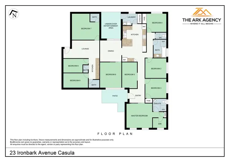 Floorplan of Homely house listing, 23 Ironbark Avenue, Casula NSW 2170