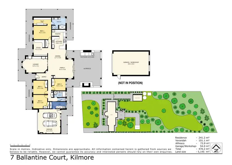 Floorplan of Homely house listing, 7 Ballantine Court, Kilmore VIC 3764