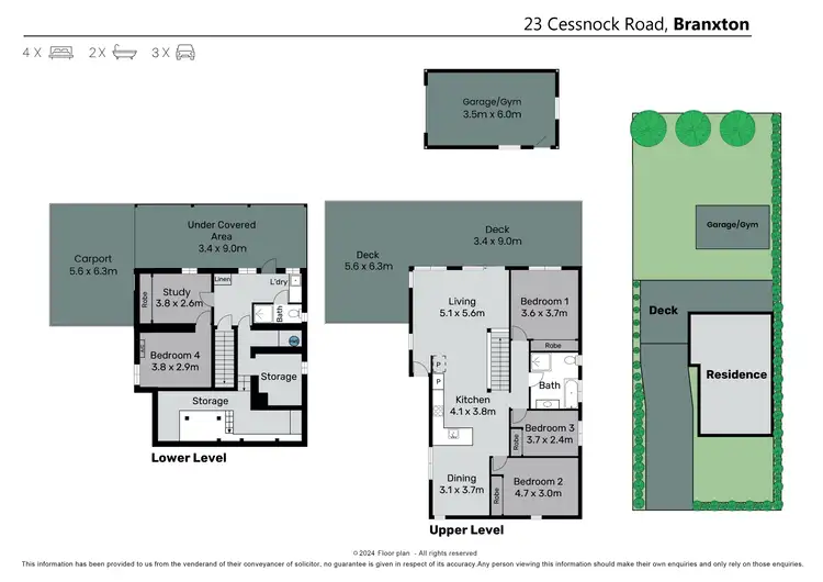 Floorplan of Homely house listing, 23 Cessnock Road, Branxton NSW 2335