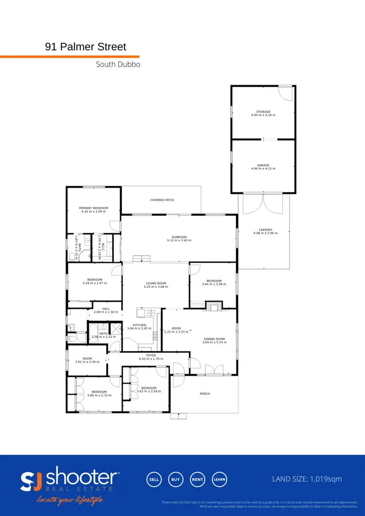 Floorplan of Homely house listing, 91 Palmer Street, Dubbo NSW 2830