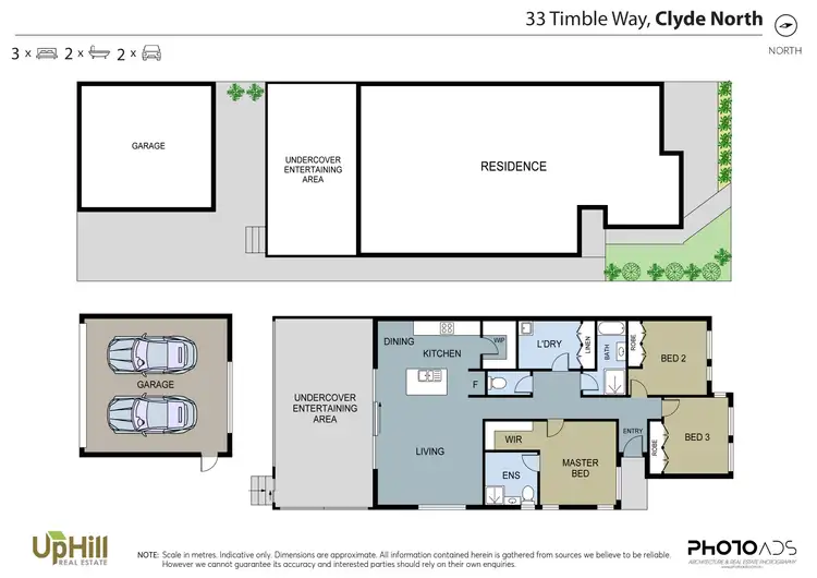 Floorplan of Homely house listing, 33 Timble Way, Clyde North VIC 3978