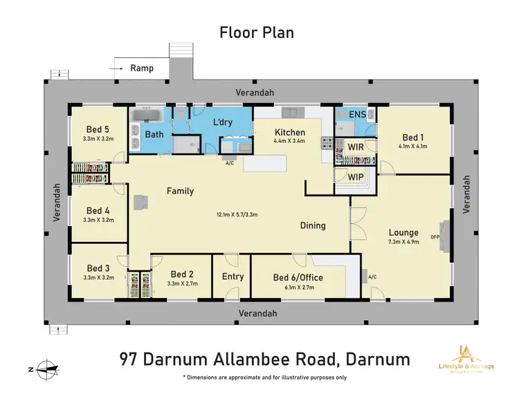 Floorplan of Homely rural property listing, 97 Darnum-Allambee Road, Darnum VIC 3822