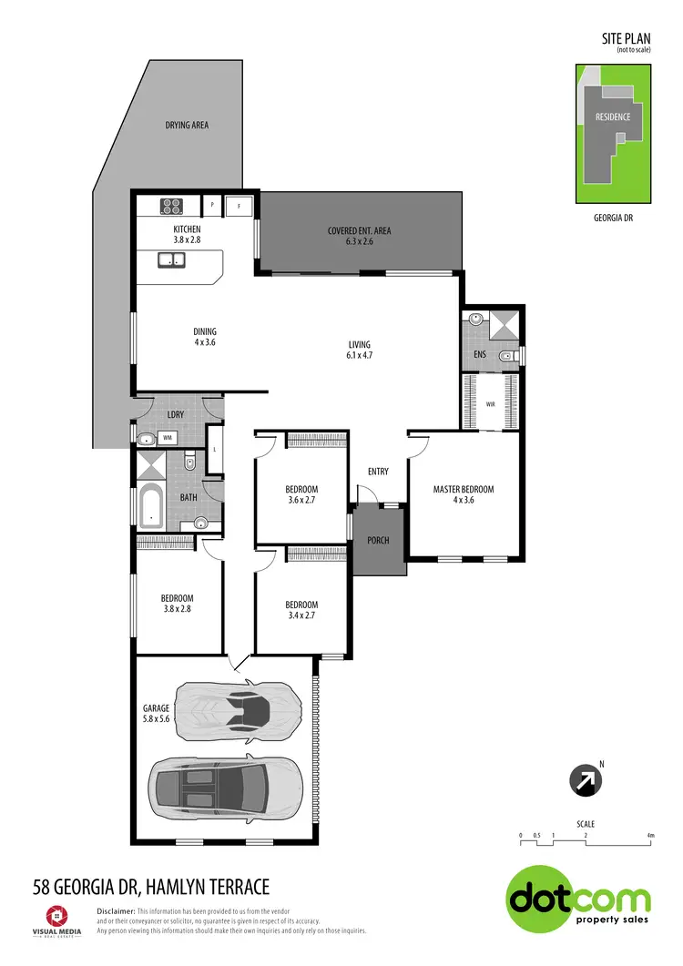 Floorplan of Homely house listing, 58 Georgia Drive, Hamlyn Terrace NSW 2259