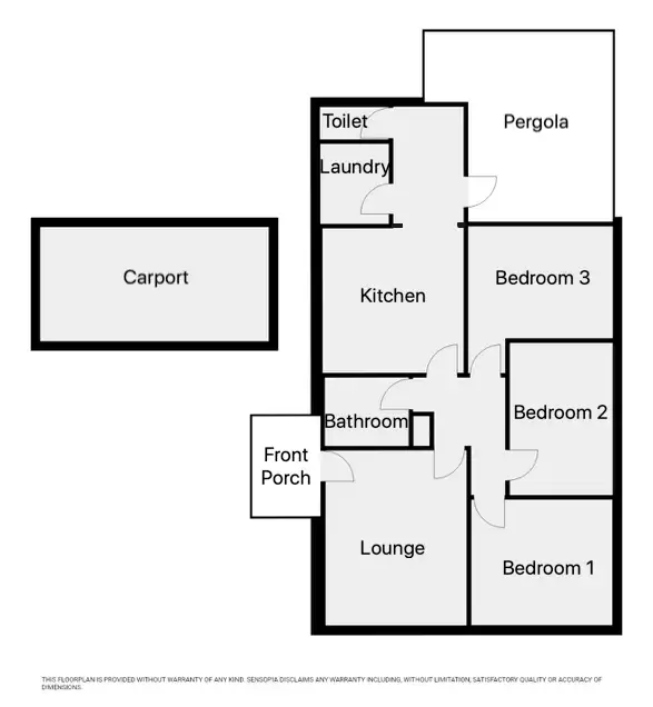 Floorplan of Homely house listing, 202 WOODS STREET, Donald VIC 3480