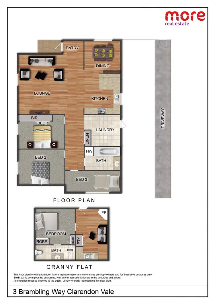 Floorplan of Homely house listing, 3 Brambling Way, Clarendon Vale TAS 7019