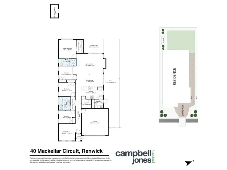 Floorplan of Homely house listing, 40 Mackellar Circuit, Renwick NSW 2575
