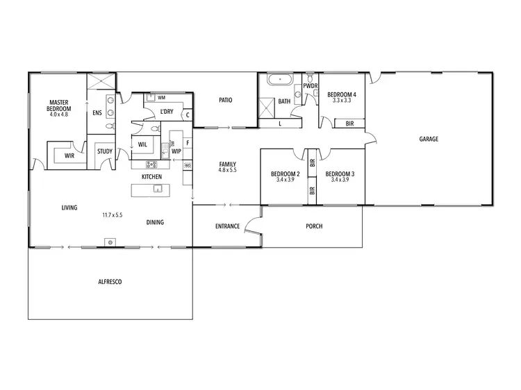 Floorplan of Homely rural property listing, 1512 Maroondah Highway, Bonnie Doon VIC 3720