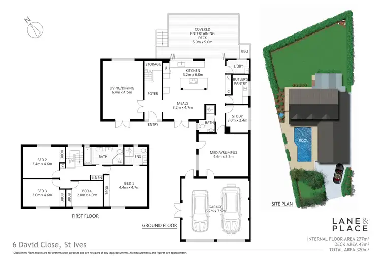 Floorplan of Homely house listing, 6 David Close, St Ives NSW 2075