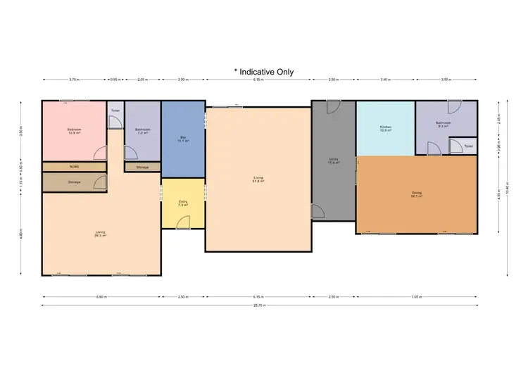Floorplan of Homely rural property listing, 16 Kolinda Drive, Old Bar NSW 2430