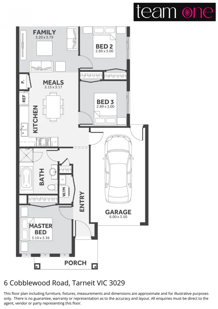 Floorplan of Homely house listing, 6 Cobblewood Road, Tarneit VIC 3029