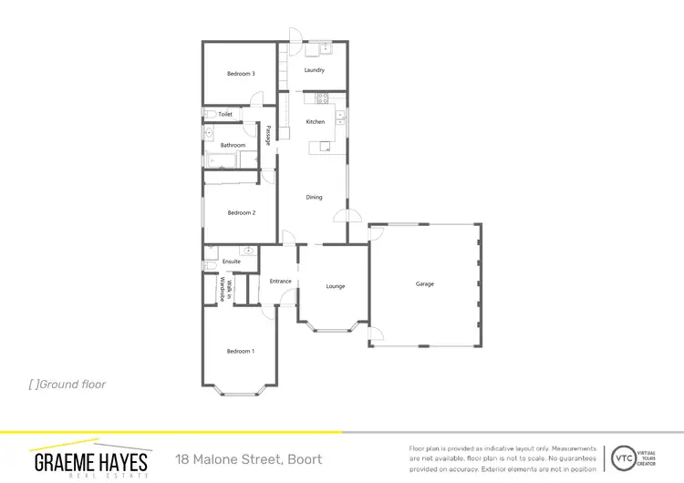 Floorplan of Homely house listing, 18 Malone Street, Boort VIC 3537