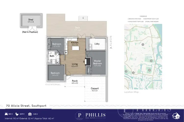 Floorplan of Homely house listing, 70 Alicia Street, Southport QLD 4215