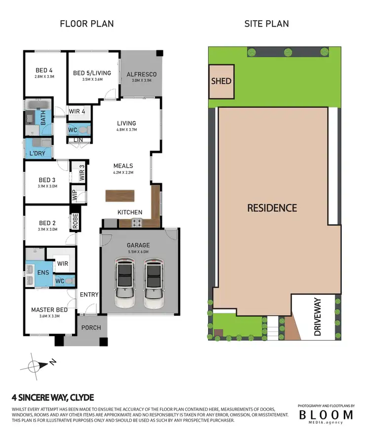 Floorplan of Homely house listing, 4 Sincere Way, Clyde VIC 3978