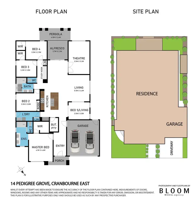 Floorplan of Homely house listing, 14 Pedigree Grove, Cranbourne East VIC 3977