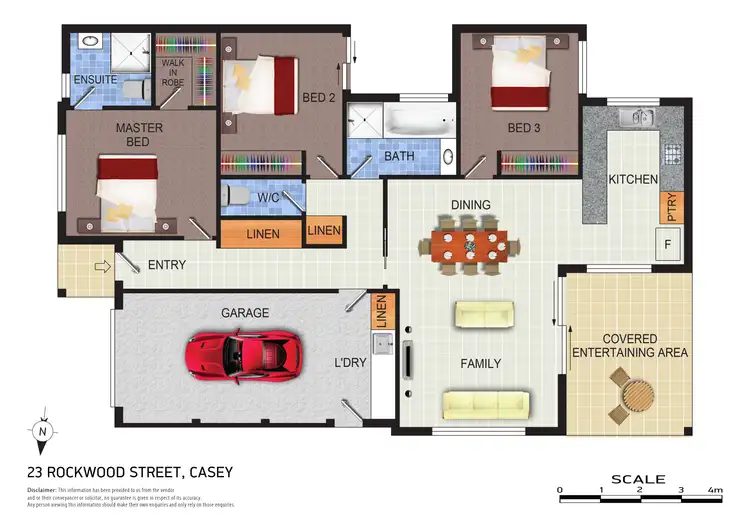 Floorplan of Homely house listing, 23 Rockwood Street, Casey ACT 2913
