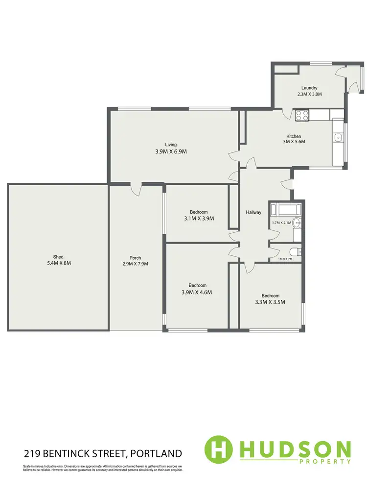 Floorplan of Homely house listing, 219 Bentinck Street, Portland VIC 3305