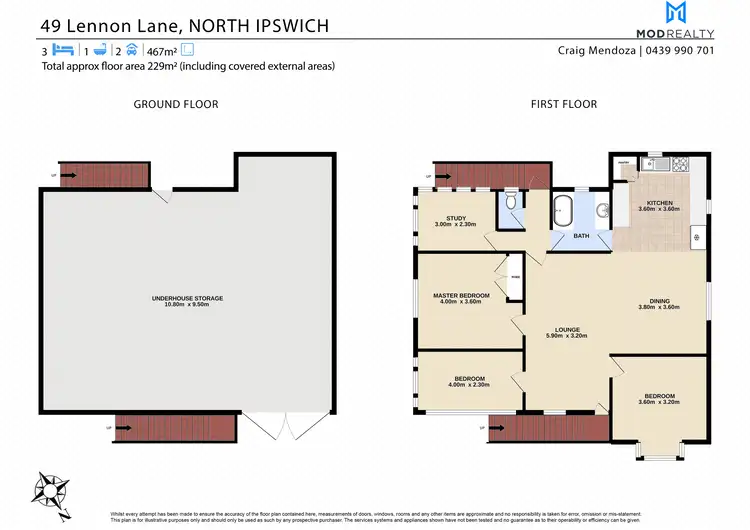 Floorplan of Homely house listing, 49 Lennon Lane, North Ipswich QLD 4305
