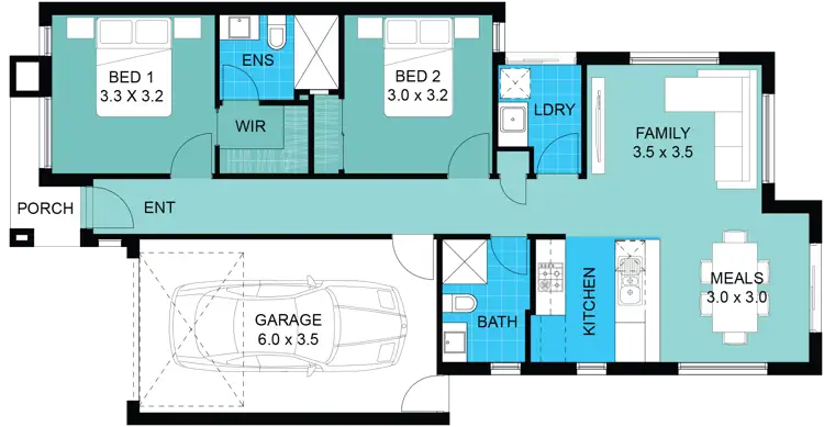 Floorplan of Homely house listing, 9 Rynas Way, Diggers Rest VIC 3427