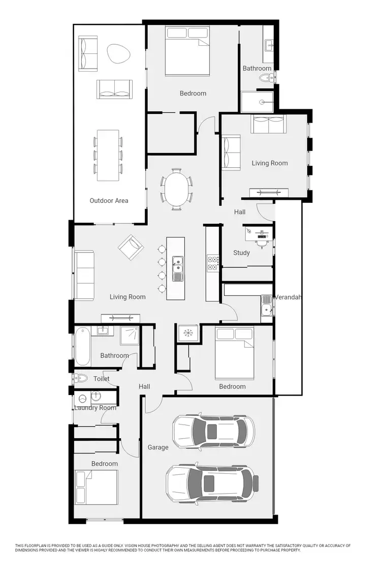 Floorplan of Homely house listing, 1 Habitat Court, Irymple VIC 3498
