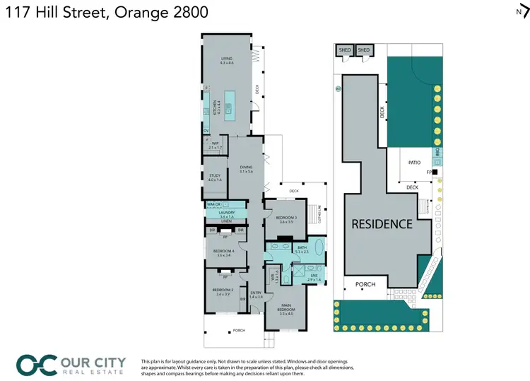Floorplan of Homely house listing, 117 Hill Street, Orange NSW 2800