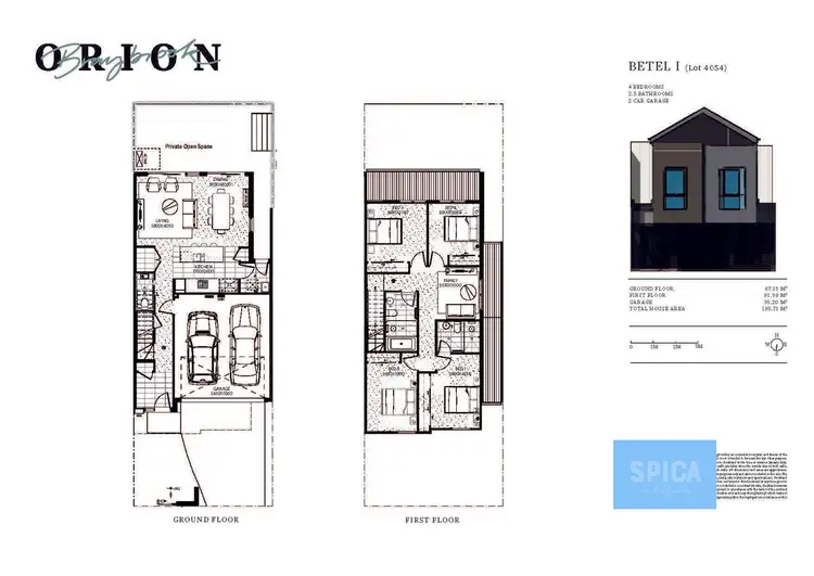 Floorplan of Homely townhouse listing, 128 Royal Road, Braybrook VIC 3019
