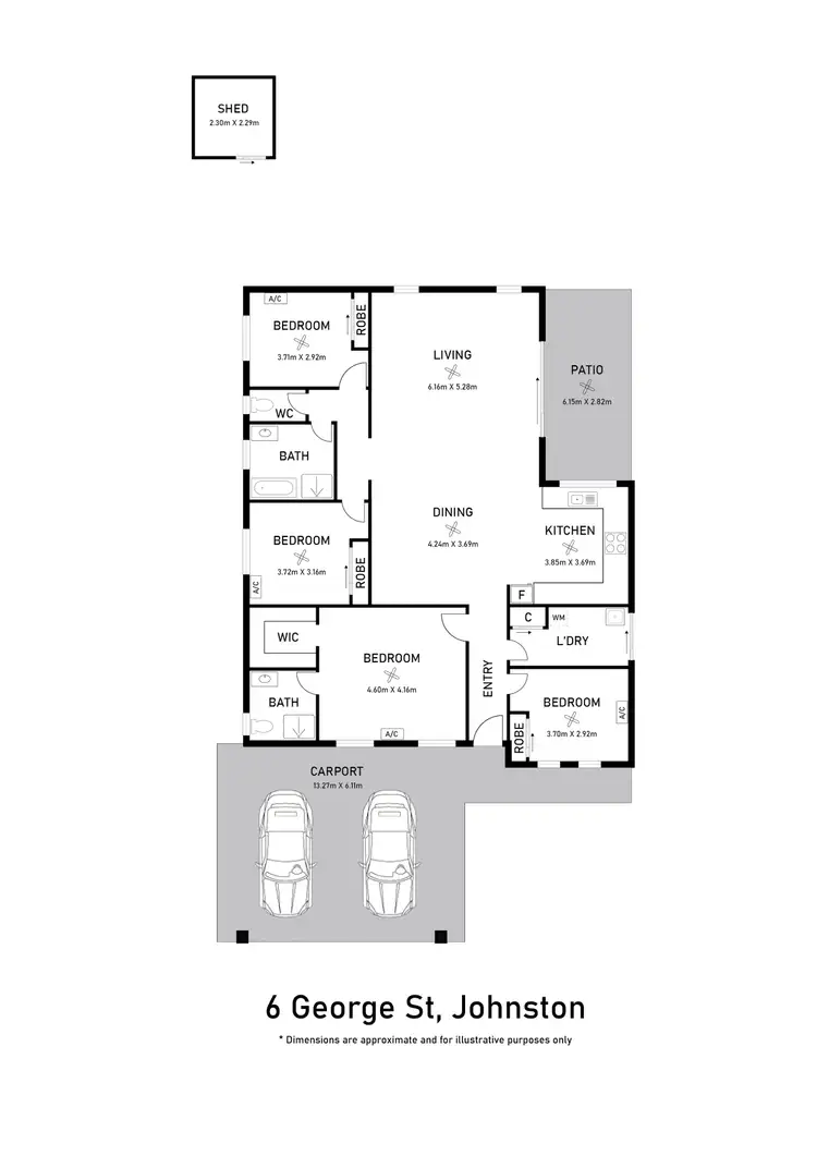 Floorplan of Homely house listing, 6 George Street, Johnston NT 832