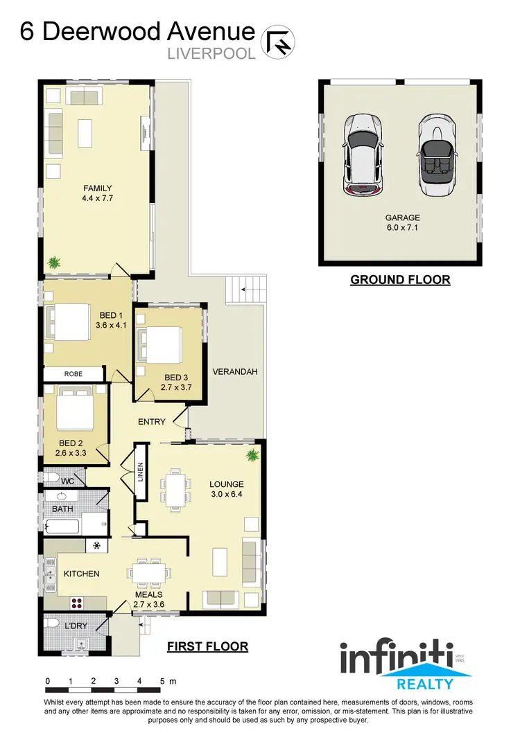 Floorplan of Homely house listing, 6 Deerwood Avenue, Liverpool NSW 2170