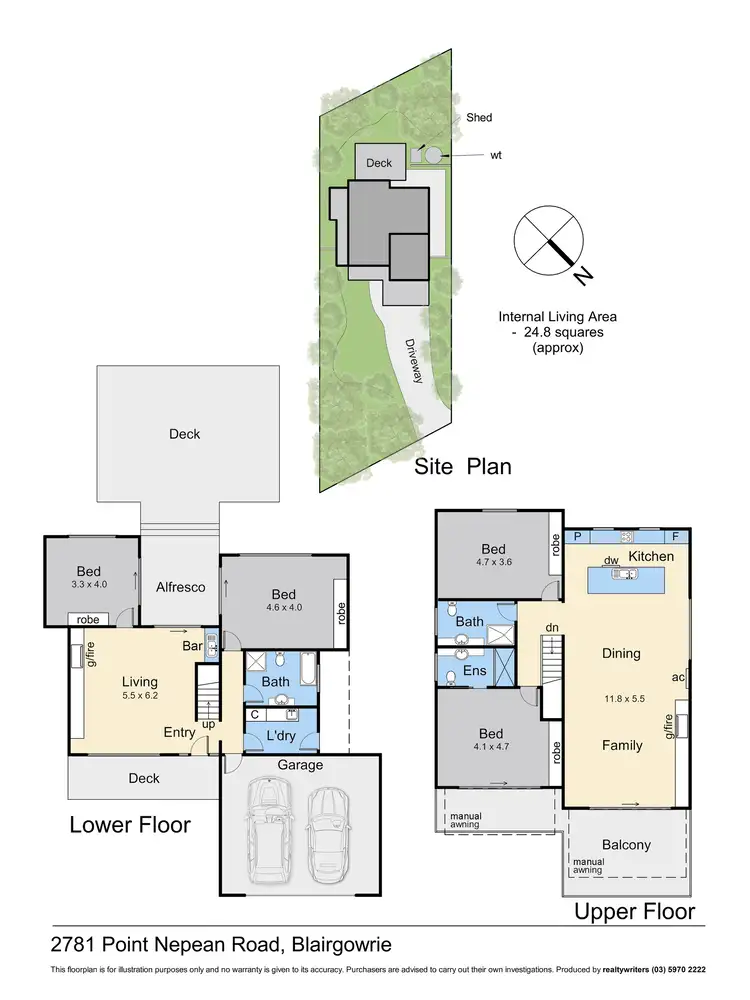 Floorplan of Homely house listing, 2781 Point Nepean Road, Blairgowrie VIC 3942