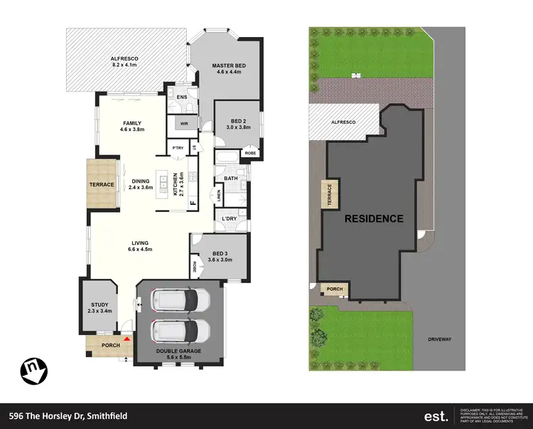 Floorplan of Homely house listing, 596 The Horsley Drive, Smithfield NSW 2164