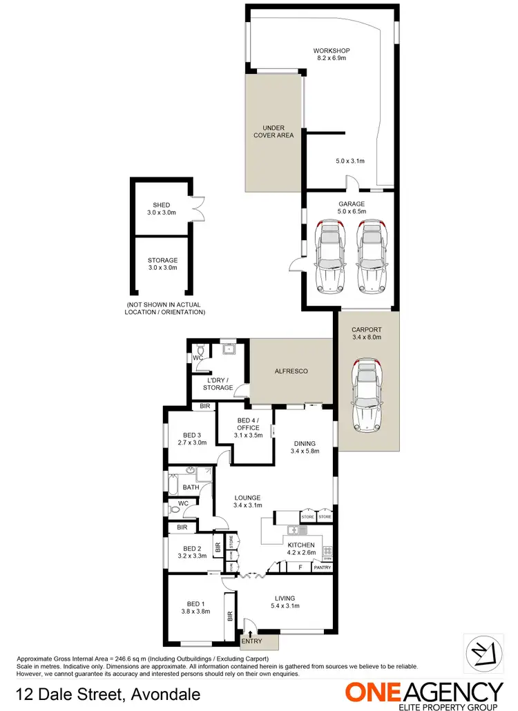 Floorplan of Homely house listing, 12 Dale Street, Avondale NSW 2530