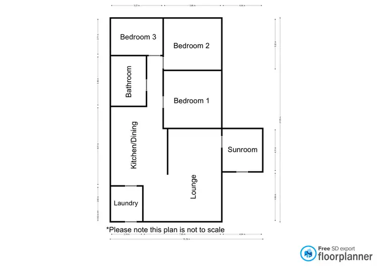 Floorplan of Homely house listing, 15 Pine Street, Nhill VIC 3418