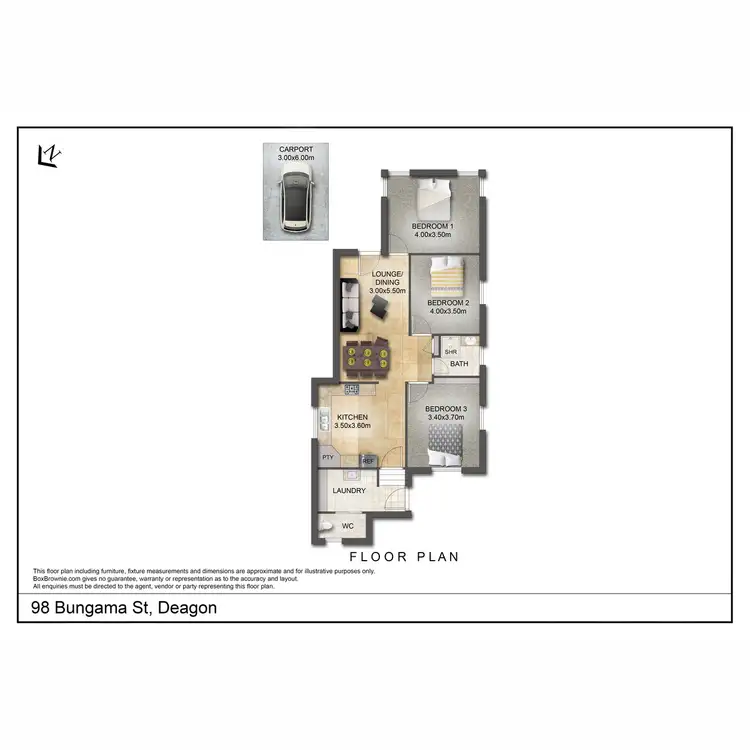 Floorplan of Homely house listing, 98 Bungama Street, Deagon QLD 4017