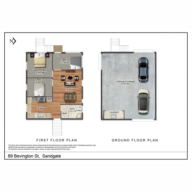 Floorplan of Homely house listing, 89 Bevington Street, Sandgate QLD 4017