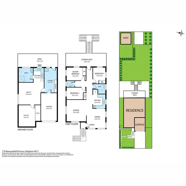 Floorplan of Homely house listing, 179 Beaconsfield Tce, Brighton QLD 4017
