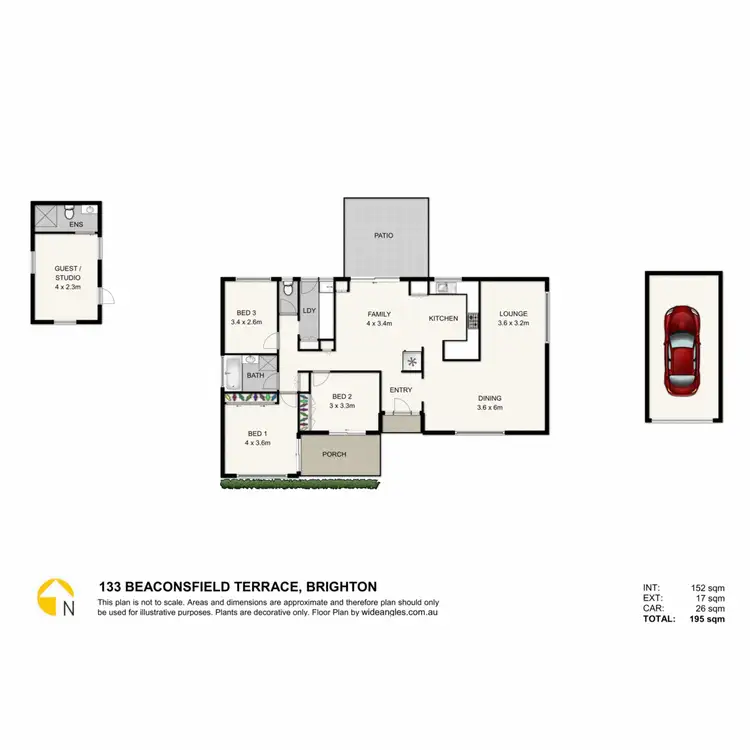 Floorplan of Homely house listing, 6 Twelfth Avenue, Brighton QLD 4017