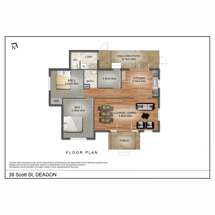 Floorplan of Homely house listing, 39 Scott Street, Deagon QLD 4017
