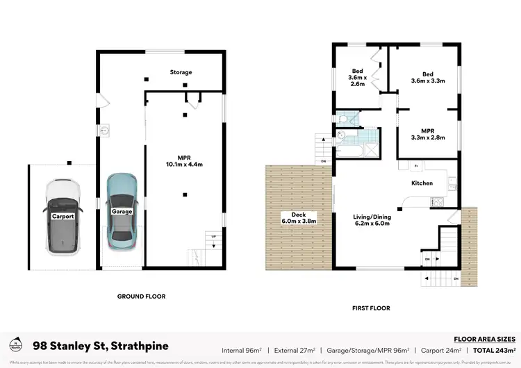 Floorplan of Homely house listing, 98 Stanley Street, Strathpine QLD 4500