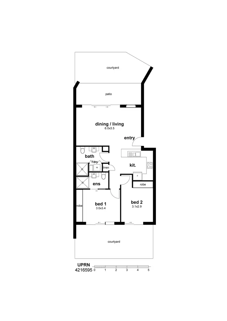 Floorplan of Homely apartment listing, Address available on request