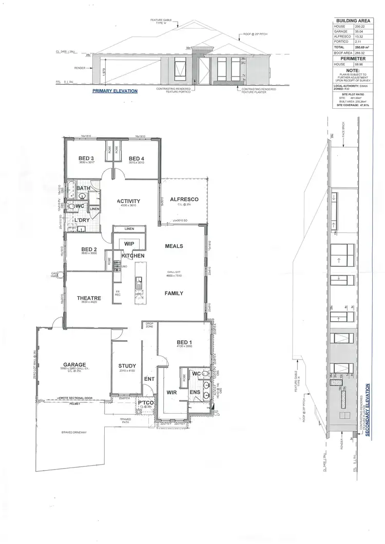 Floorplan of Homely house listing, 36 Semerwater Crescent, Aveley WA 6069