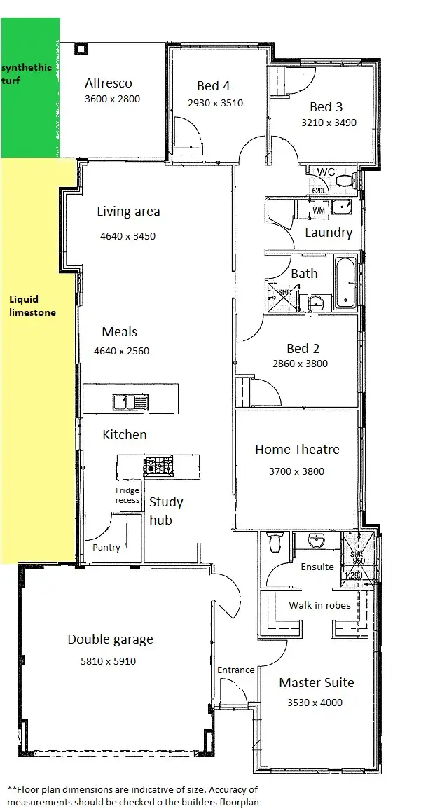 Floorplan of Homely house listing, 20 Yoke Chase, Brabham WA 6055