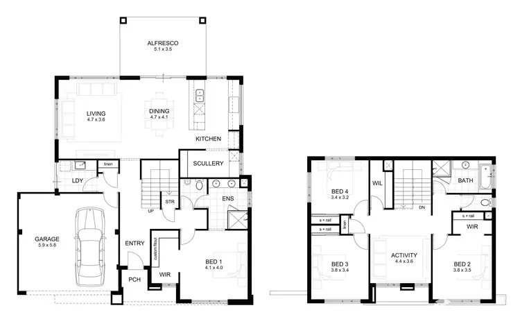 Floorplan of Homely house listing, 21 Windermere Boulevard, Aveley WA 6069