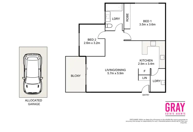 Floorplan of Homely unit listing, 7/40 Victoria Street, Werrington NSW 2747