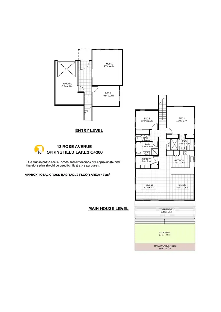 Floorplan of Homely house listing, 12 Rose Avenue, Springfield Lakes QLD 4300
