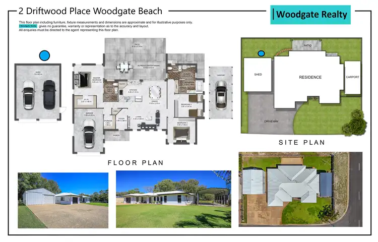 Floorplan of Homely house listing, 2 Driftwood Place, Woodgate QLD 4660