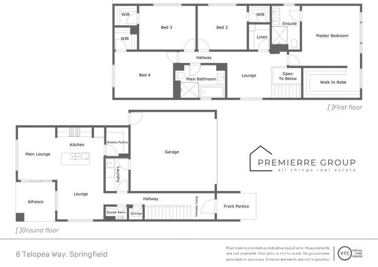 Floorplan of Homely house listing, 8 Telopea Way, Springfield QLD 4300