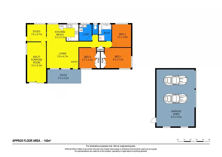 Floorplan of Homely house listing, 17 Evergreen Way, Beerwah QLD 4519