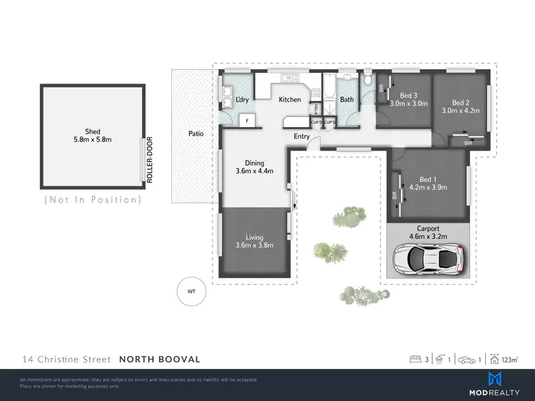 Floorplan of Homely house listing, 14 Christine Street, North Booval QLD 4304