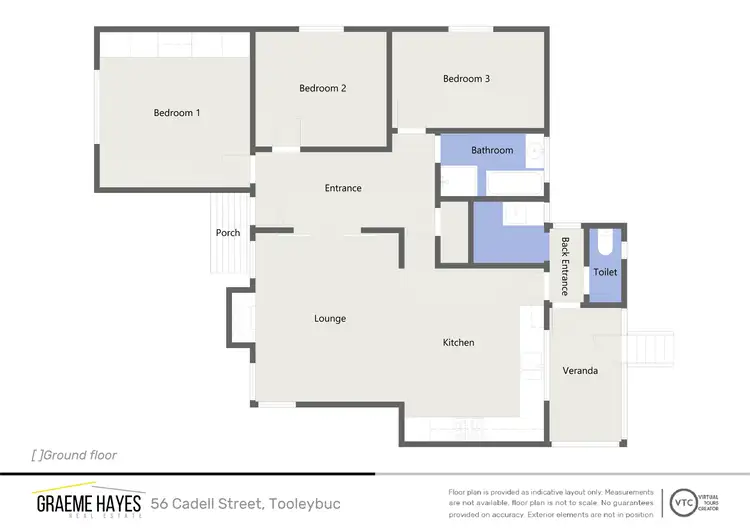 Floorplan of Homely house listing, 56 Cadell Street, Tooleybuc NSW 2736