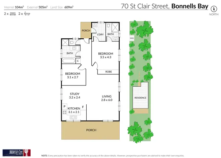 Floorplan of Homely house listing, 70 St Clair Street, Bonnells Bay NSW 2264