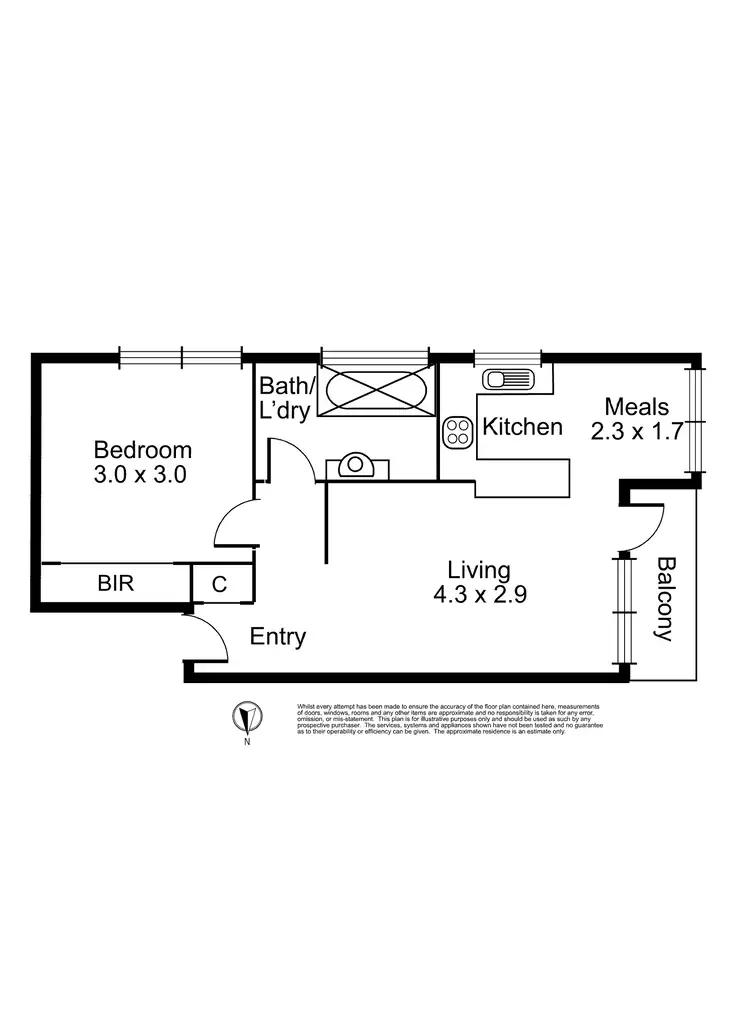 Floorplan of Homely apartment listing, 3/113 Williams Road, Prahran VIC 3181